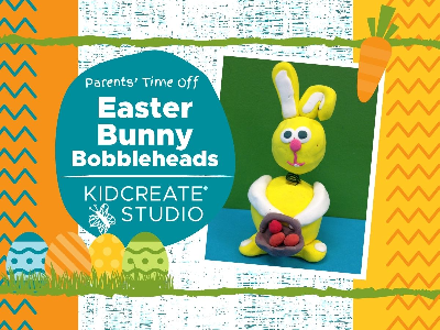 Kidcreate Studio - Eden Prairie. Parent's Time Off - Easter Bunny Bobbleheads (3-9 Years)