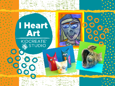 Kidcreate Studio - Newport News. I Heart Art Weekly Class (4-9 Years)