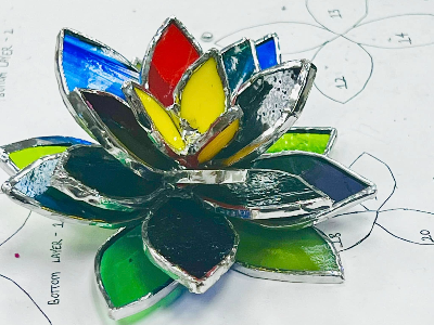 4 Week Stained Glass - Succulents